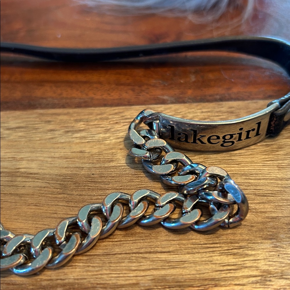 Silver and Black Lakegirl Bracelet wraps three times - Picture 12 of 14